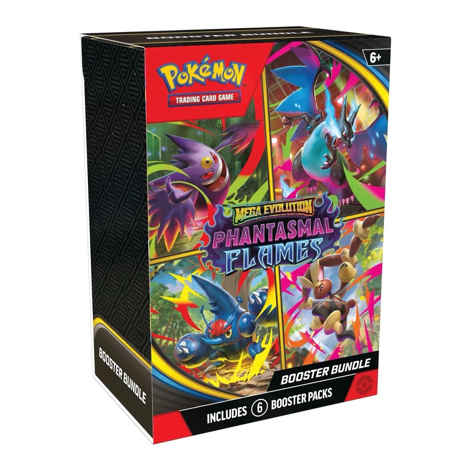 Pokémon Mega Evolución Llamas Fantasmales Booster Paquete Sellado Envíos 11/14