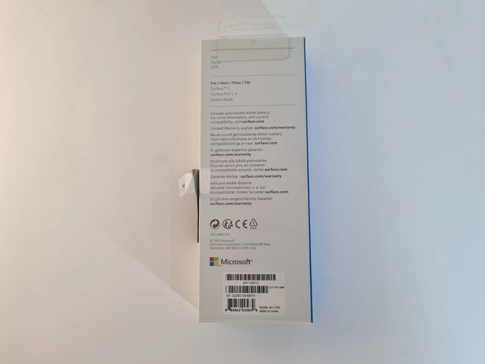 Microsoft Surface Pen 1710 Eingabestift - Schwarz OVP - Bild 2 von 2