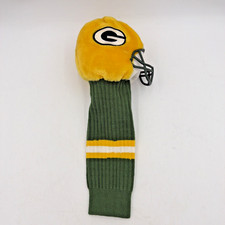 Vintage Green Bay Packers NFL Helmet Golf Club Plush Head Cover Driver Cover