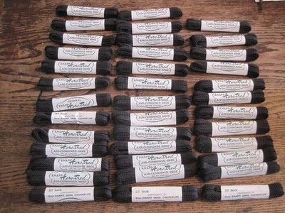 Vtg Lot 38 Sets of ShoeLaces 27'' Dress/Casual AEROTRED BLACK BY KNAPP Made USA