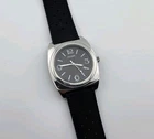 Pulsar by Seiko Vintage Sunburst Black Dial Date Japan c.2000s