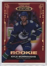 2021-22 Upper Deck Stature Rookies Red 21/75 Kyle Burroughs #196 n1u
