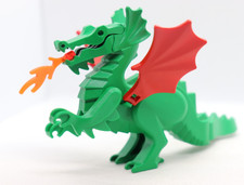 GREEN Dragon Classic Castle 6087 6082 6056 6076 9376 BROKEN EAR LEGO® Minifigure