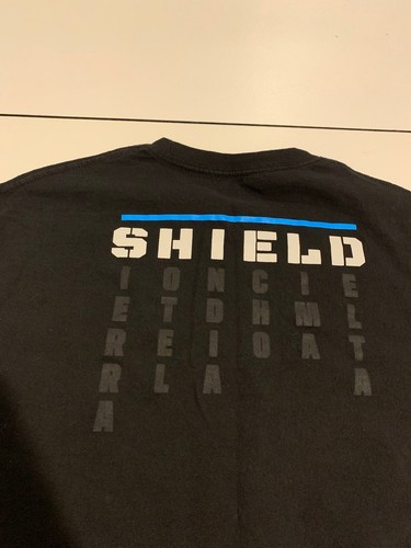 The Shield WWE Authentic Shirt XL Black Roman Reigns Pro Wrestling Sportswear - Picture 6 of 6