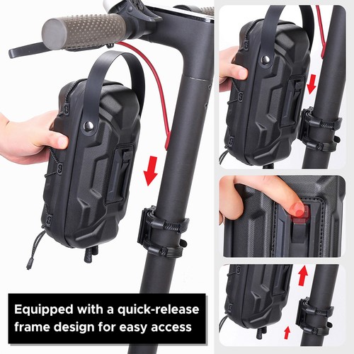 Large Capacity Rainproof Bike Handlebar Bag For Electric Scooters - Picture 4 of 16