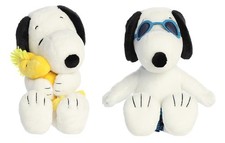 Aurora Peanuts Plush Bundle, Big Hugs Woodstock and Surfer Snoopy