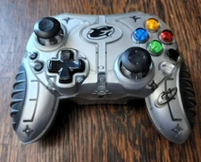 Mad Catz Gameshark Original Xbox Wireless Controller Silver No Dongle