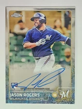 2015 Topps Chrome Rookie Auto Jason Rogers #AR-JR RC Autograph