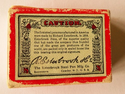 14 plumillas vintage para bolígrafo en caja Esterbrook varios tamaños y tipos - Imagen 2 de 6