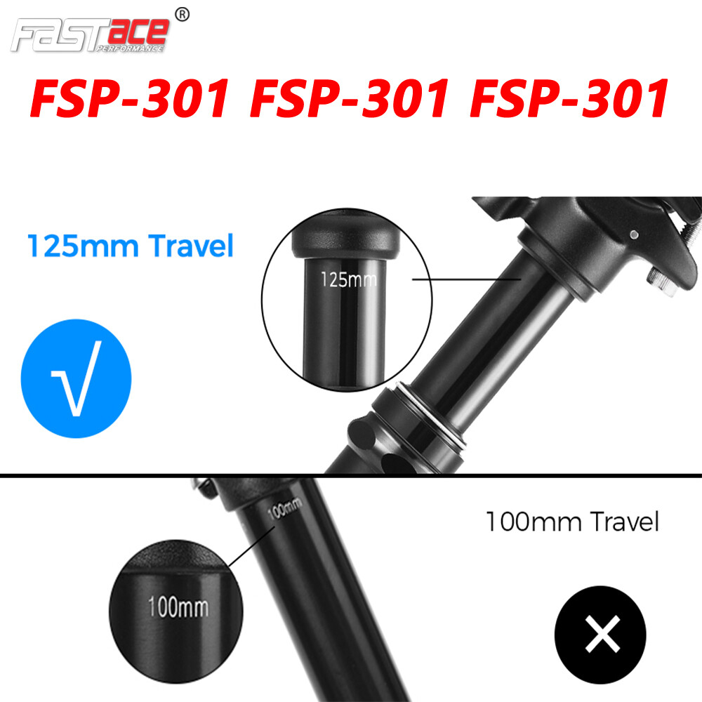Fastace Dropper Post 125mm Travel 440mm MTB Dropper Seatpost