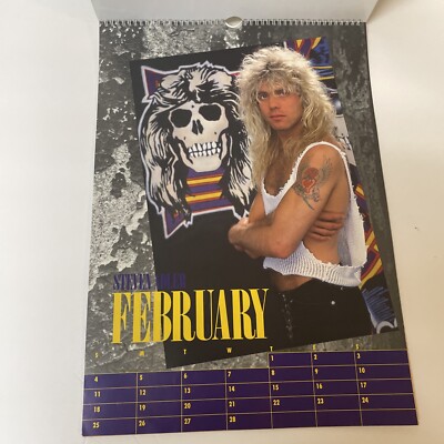 Guns N' Roses 1990 Calendar, “17x 12” Vintage, Rare. | eBay