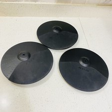 Lot Of 3 Alesis 10 inch Cymbal Single Zone Untested