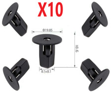 10x Front Wheel Arch Lining & Mudguard Clips for some Toyota Vehicles
