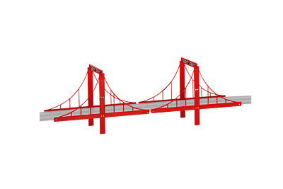 Carrera GO!!! 61604 Suspension Bridge Set 1/43 Slot Car Track