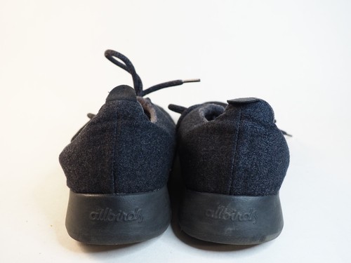 Allbirds The Wool Runners Charcoal Gray Lace-Up Sneakers, Size 10 (US) - Picture 4 of 8