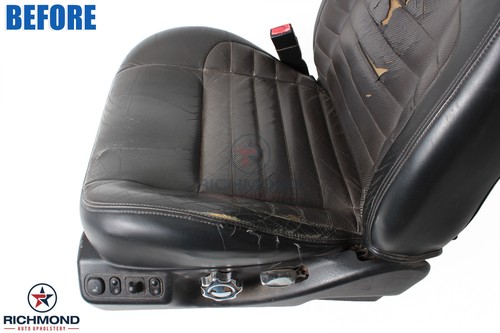 2002 F150 Harley-Davidson -Passenger Side Bottom Replacement Leather Seat Cover - Picture 9 of 13