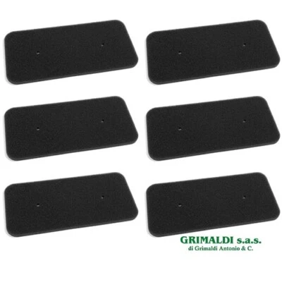 6 FILTRI IN SPUGNA POLIURETANO PER ASCIUGATRICE CANDY HOOVER ZEROWATT 40006731