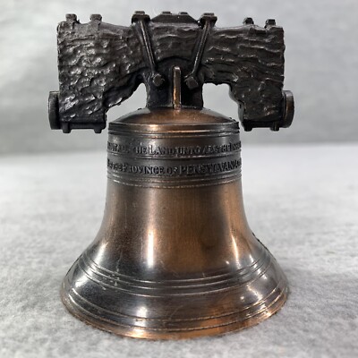 VINTAGE BRONZE/COPPER LIBERTY BELL BICENENNIAL 1776 SOUVENIR | eBay