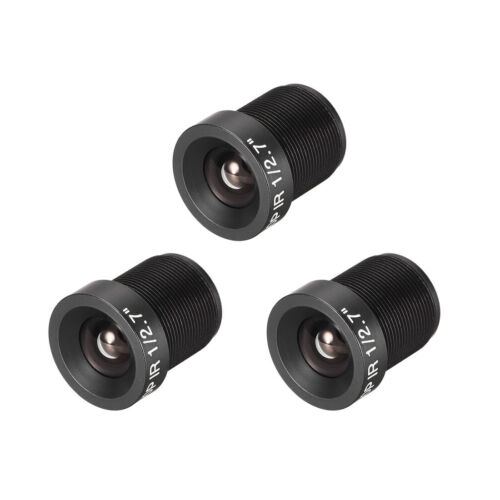 3 Pcs Camera Lens 6mm Focal Length 1080P F2.0 1/3 Inch Wide Angle for CCD Camera - Photo 1 sur 3
