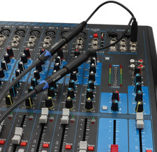 1/4 Splitter Cable, 1/4  TRS Stereo Male to Dual 1/4  TRS Stereo Female J