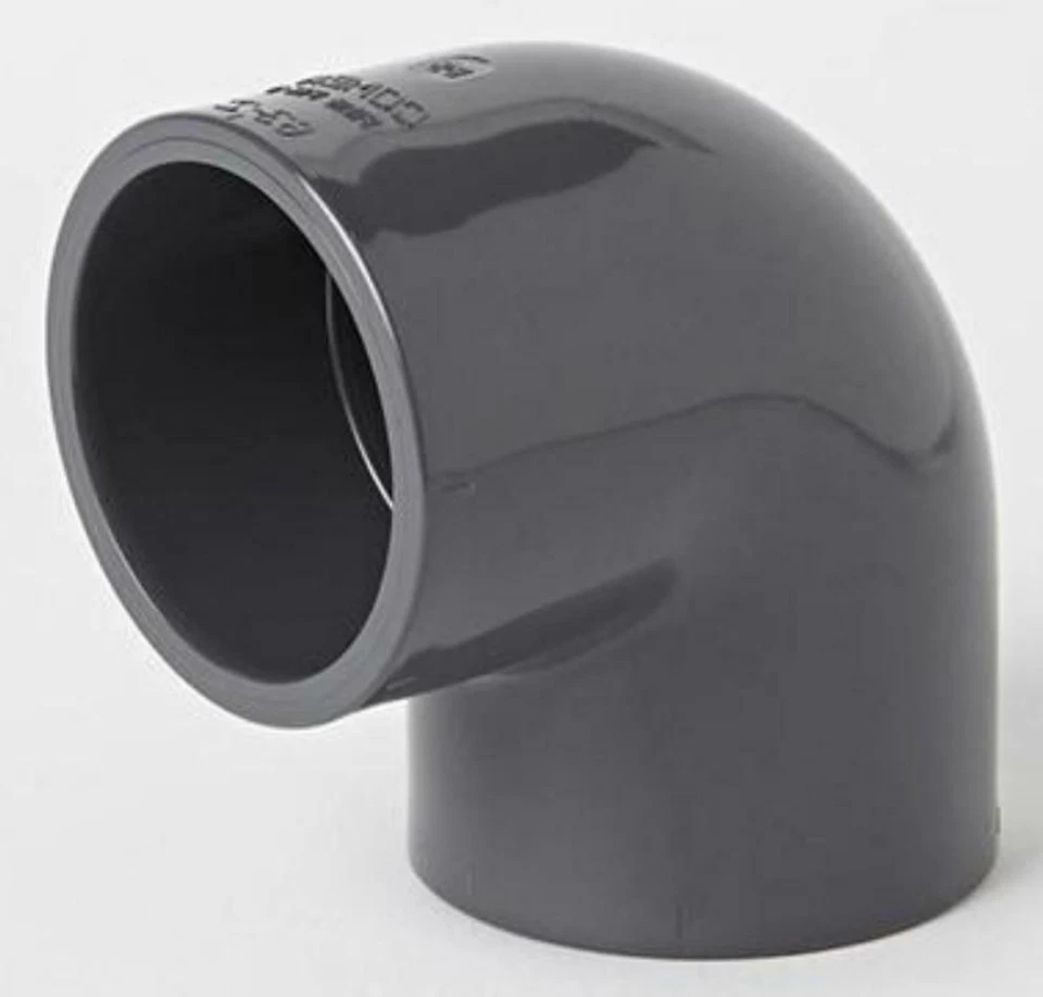 PIPEWORK SUPPLIERS PVC PLAIN 90° ELBOW