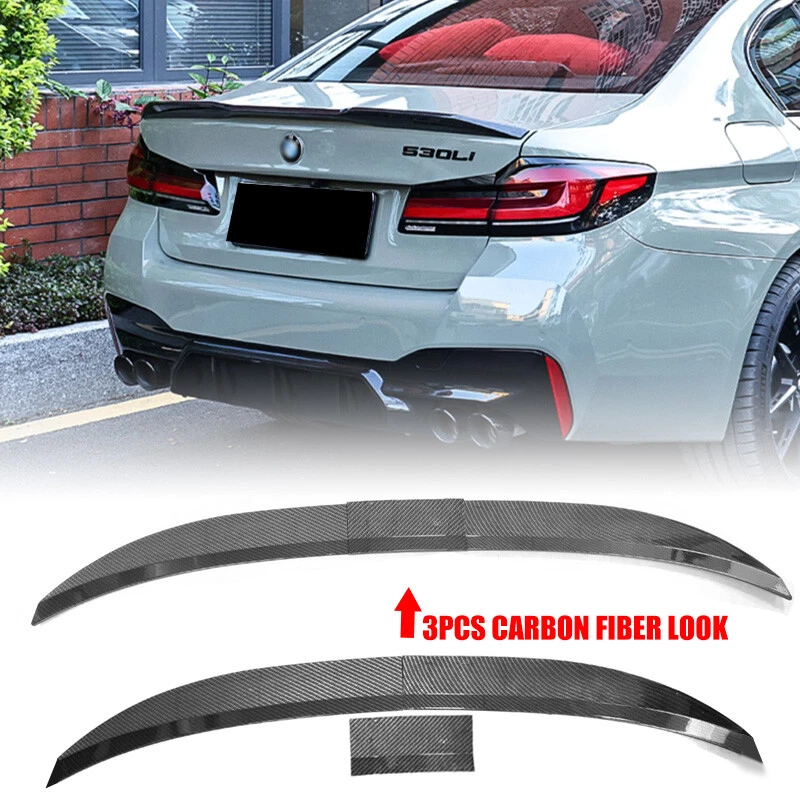 Alerón trasero ajustable universal para coche labio techo cola ala estilo carbono Foto 4 de 4