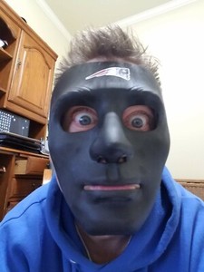 New England Patriots Scary Mask Costume Halloween Masquerade Ebay