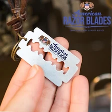 100 American Razor Blades Double Edge For Bevel Merker Safety Razor Shaving