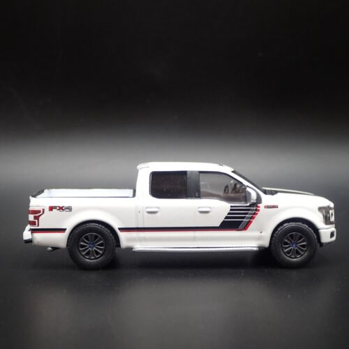 2015-2020 Ford F150 Lariat FX4 Pick-Up Camion Bianco 1:64 Scala Modellino Auto - Foto 3 di 7