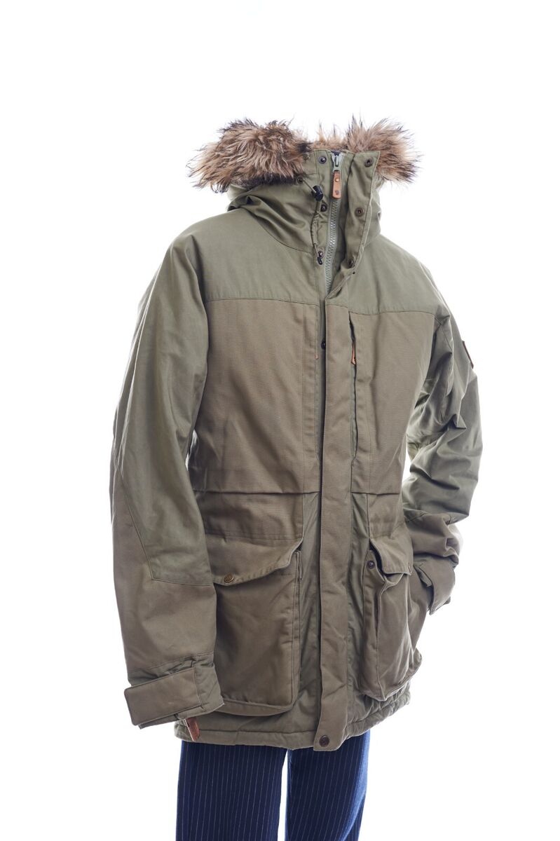 Mens Fjallraven Winter Jacket G-1000 Breathable Size: M Green | eBay