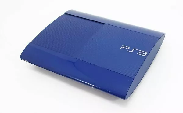 Sony Playstation 3 Super Slim Azurite Blue CECH-4000 Console PS3 Sony Playstation 3 Super Slim Azurite Blue CECH-4000 Console PS3