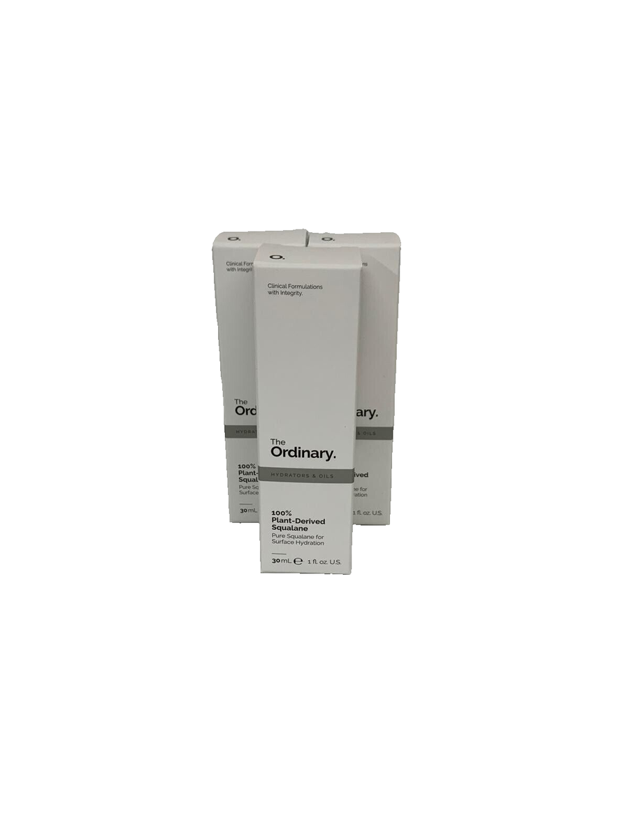 New The Ordinary 100%Plant-Derived Hemi-Squalane (30mL) | (USA SELLER) Pack  of 3