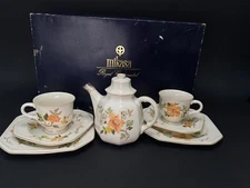MIKASA Teacup and tea kettle/ Royal Continental MK472/7 Pc drinkware/Made in Jp