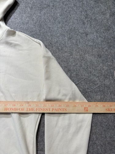 Columbia Sweatshirt Womens Large White Pullover Ribbed Casual Outdoors - Picture 7 of 10