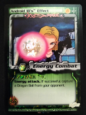 DBZ Dragon Ball Z FOIL Android 18's Effect 107 CCG Unlimited Cell Games Saga NM