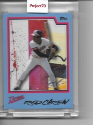 2021 Topps Project 70 card 314 Minnesota Twins Rod Carew artist Futura BRAND NEW