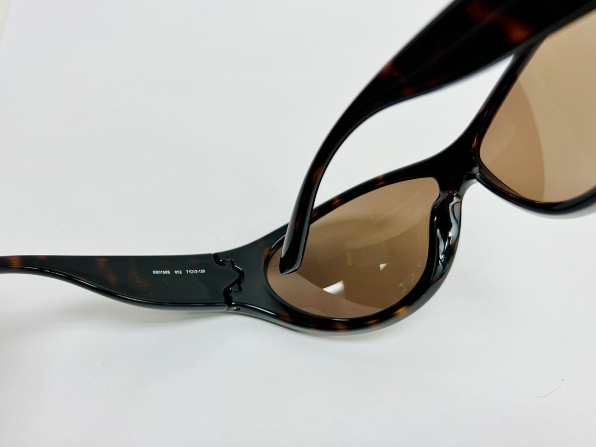 BALENCIAGA SWIFT 0158 Brown Havana Cat Exaggerated Mask