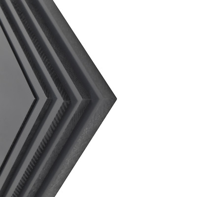 BuyPlastic Dark Gray PVC Chemical Resistant Plastic Sheet  3/8'' x 12'' x 24''