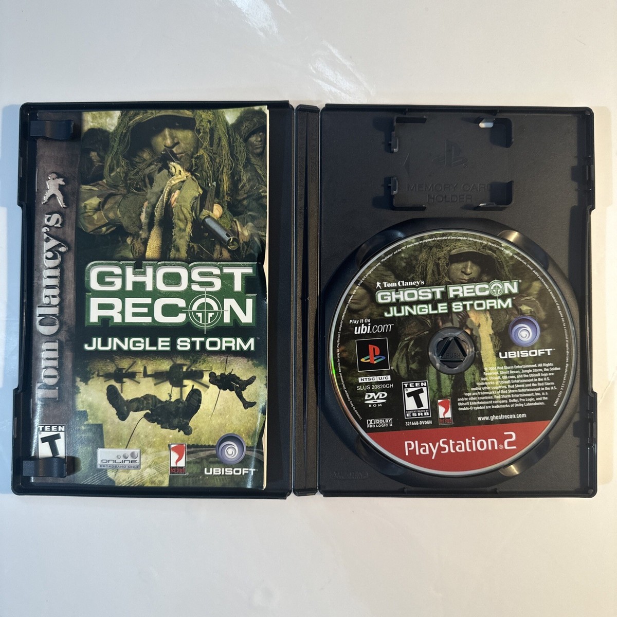 Tom Clancy's Ghost Recon Jungle Storm Sur PS2, Complet CIB, PAL FR, Bon état