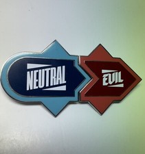 Reed Pop Alignment Set Neutral Evil Pin Set NYCC Comic Con Esclusivo D&D Raro