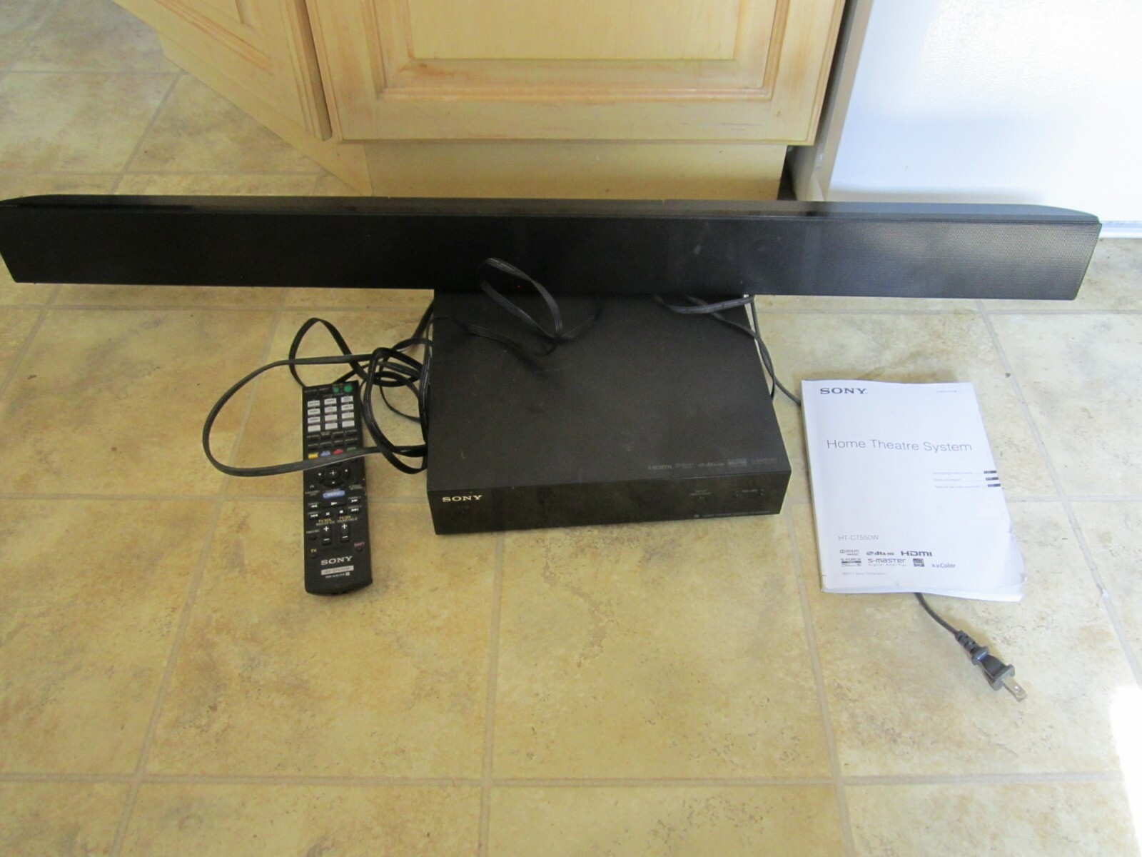 Sony HTCT550W 2.1 Channel Home Theater System (NO Subwoofer) eBay