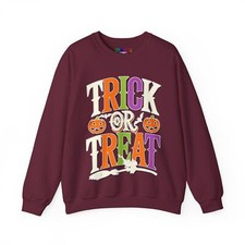 Trick or Treat Halloween Crewneck Sweatshirt