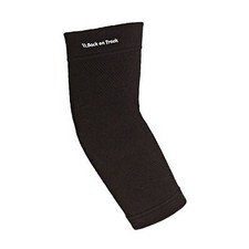 BACK ON TRACK Physio 4-Way Stretch Support Black Elbow Brace for Training  Work