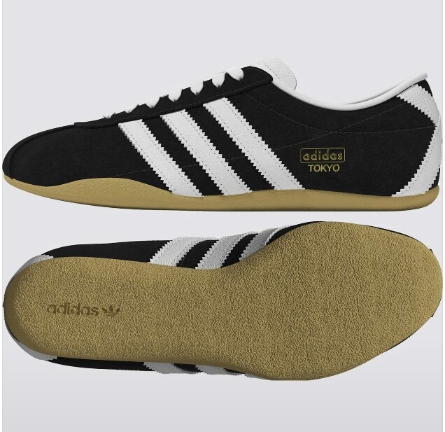 Size 5.5 - adidas Tokyo Black White Gum W for sale online | eBay