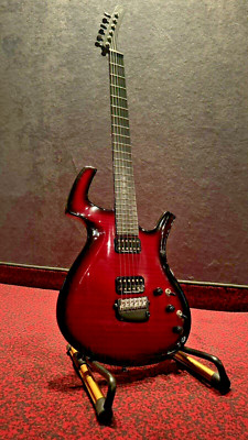 ++ Parker FLY MOJO FLAME 2007 Black Cherry Sunburst Seymour Duncan + Piezo ++