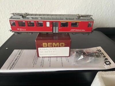 Bemo H0m 1266 133 Berninatriebwagen ABe 4/4 der Rhätischen Bahn NEU + OVP 