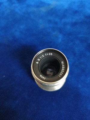 G725/ Carl Zeiss Jena  2 / 25 Objektiv für Pentacon Pentaka 8 DDR Ostalgie