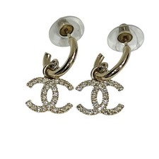 Chanel Coco Mark Earrings Women Gold One Size 647820
