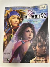 FINAL FANTASY X-2 Bradygames Signature Series Official Strategy Guide w/ Poster