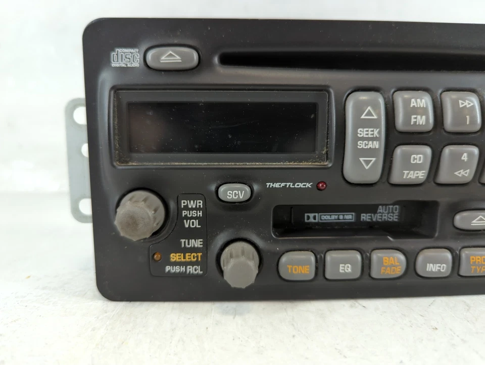 Receptor de radio reproductor de CD Pontiac Montana Am Fm 2000-2005 U5QNP Foto 3 de 4